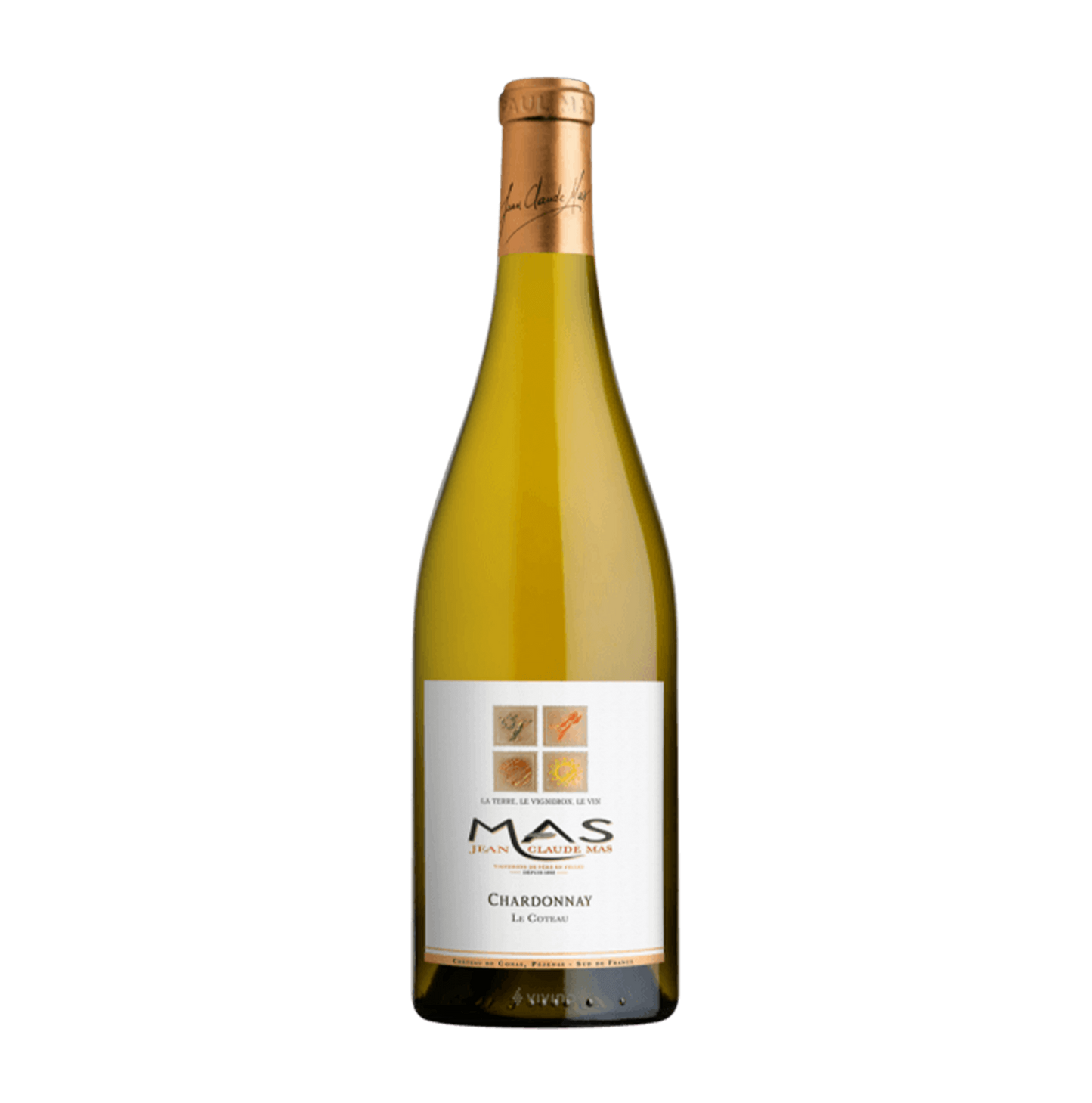 French wine Jean Claude Mas Chardonnay Les Coteau