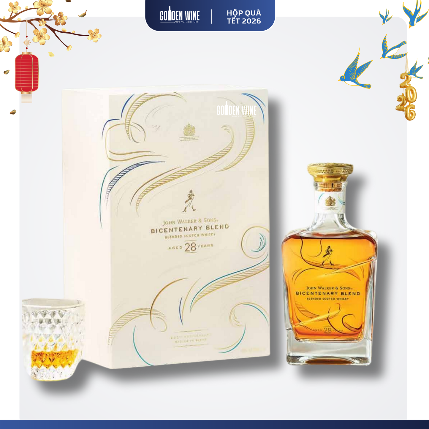 HỘP QUÀ TẾT 2026 JOHN WALKER & SONS BICENTENARY BLEND