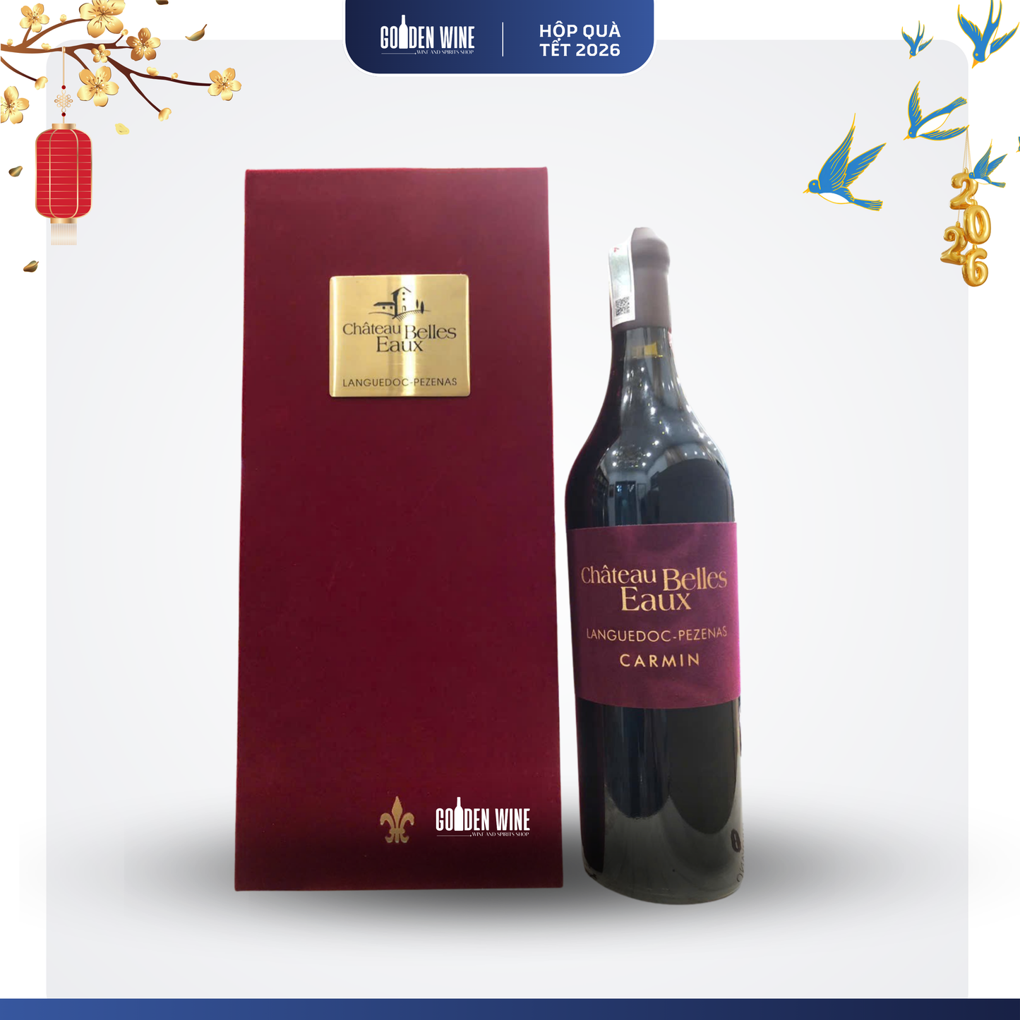HỘP QUÀ TẾT 2026 BELLES EAUX CARMIN