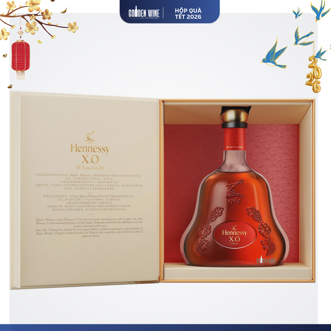 HỘP QUÀ TẾT 2026 COGNAC HENNESSY X.O