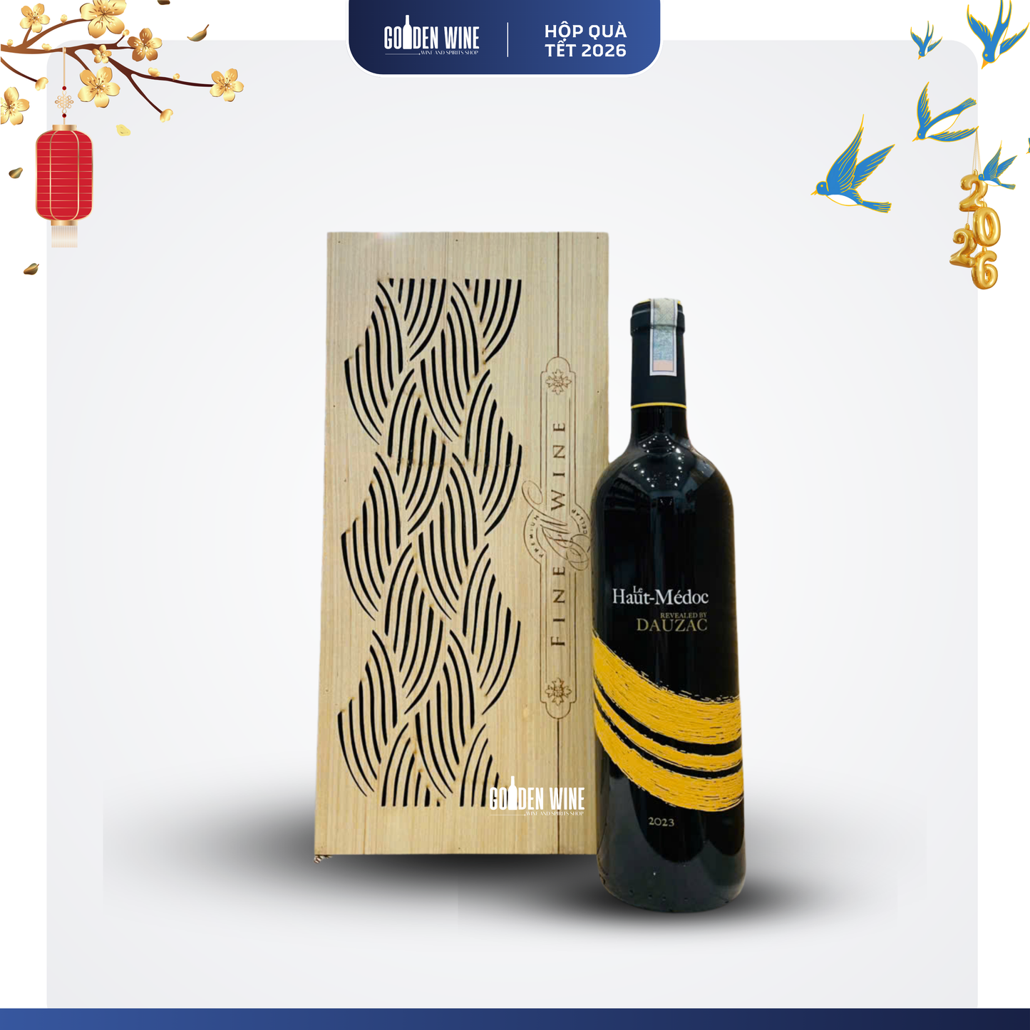 HỘP QUÀ TẾT 2026 DAUZAC HAUT-MÉDOC
