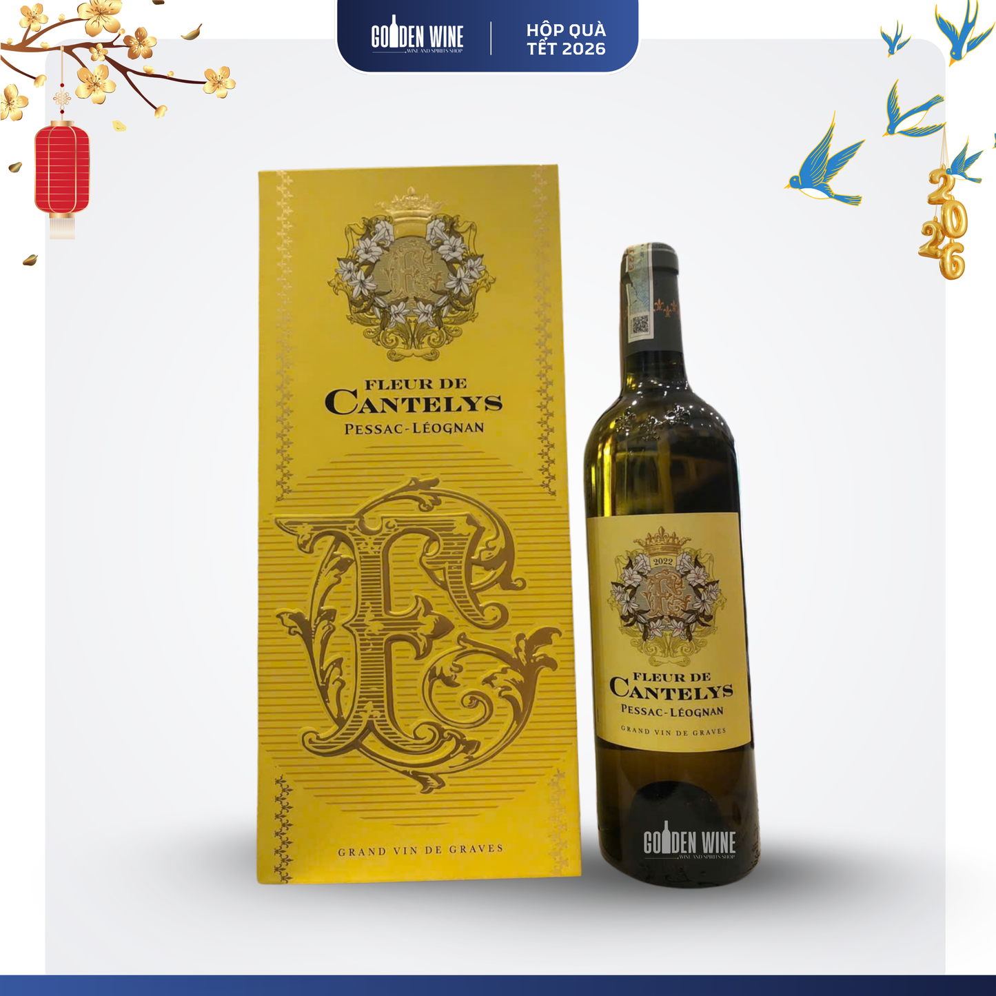 HỘP QUÀ TẾT 2026 FLEUR DE CANTELYS PESSAC-LÉOGNAN