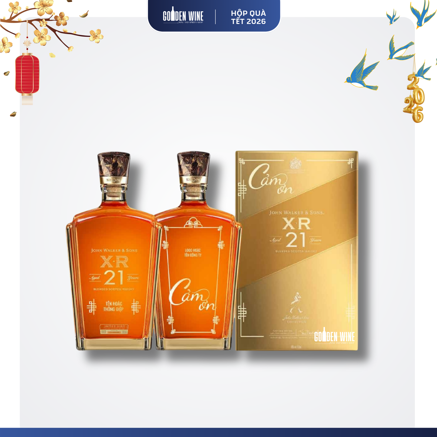 HỘP QUÀ TẾT 2026 JOHN WALKER & SONS XR 21