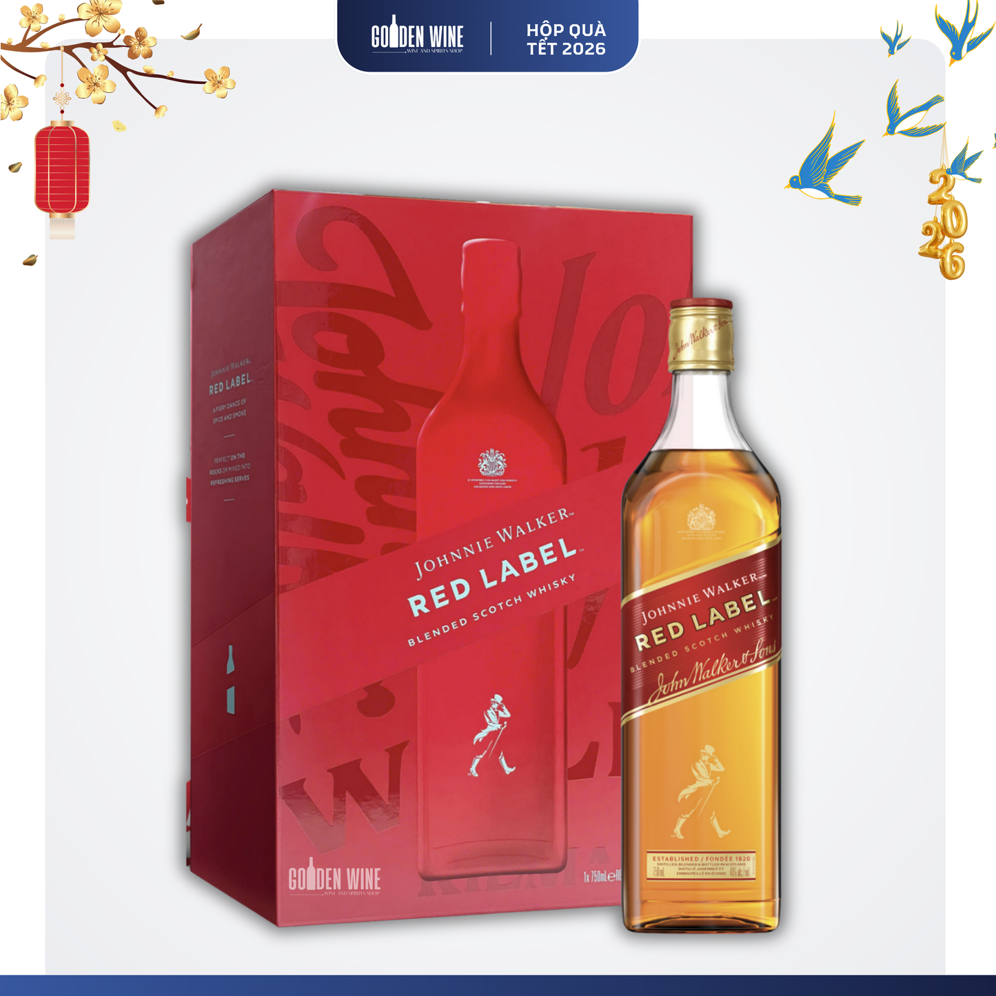 HỘP QUÀ TẾT 2026 JOHNNIE WALKER RED LABEL
