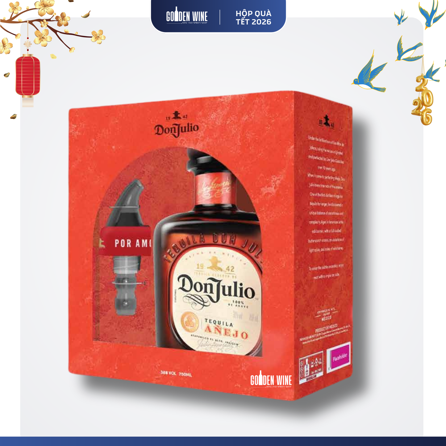 HỘP QUÀ TẾT 2026 TEQUILA DON JULIO