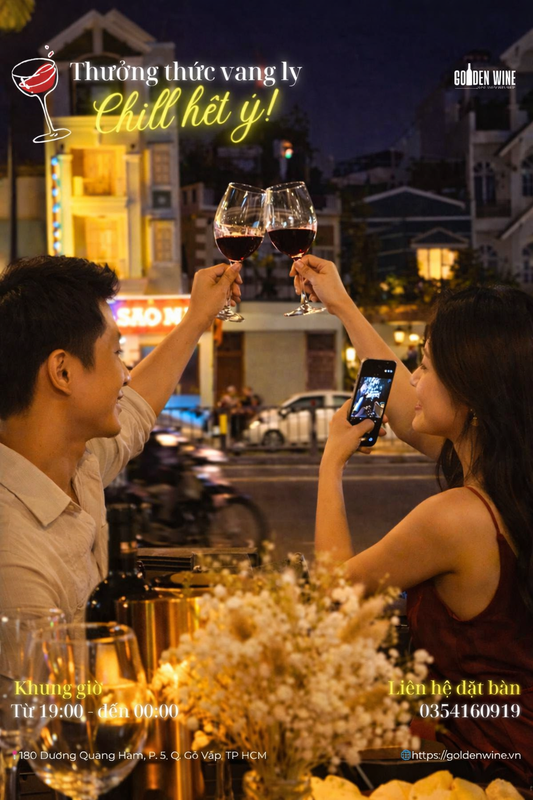 “BỮA TỐI RIÊNG TƯ – CHẠM ĐẾN CẢM XÚC” TẠI GOLDEN WINE