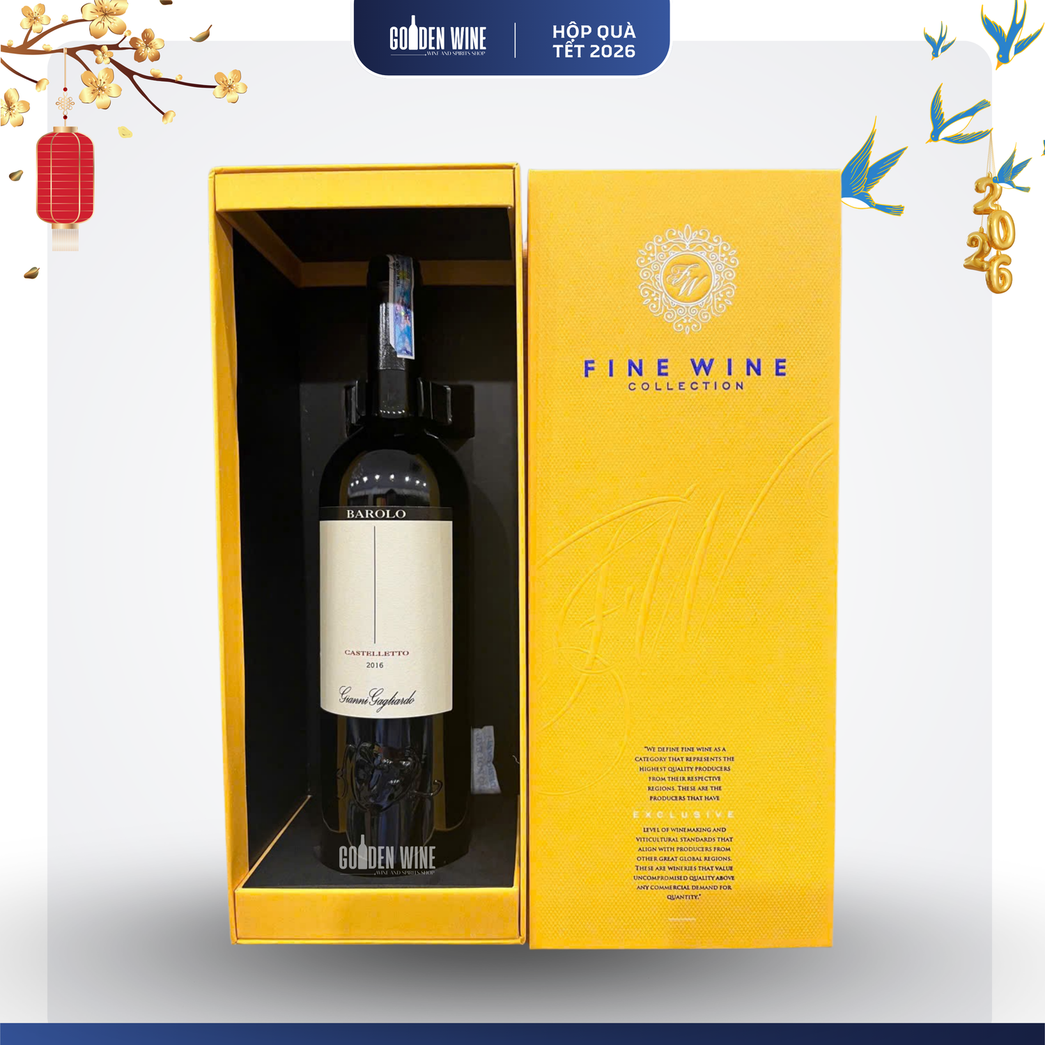 Hộp quà Tết 2026 - Rượu vang