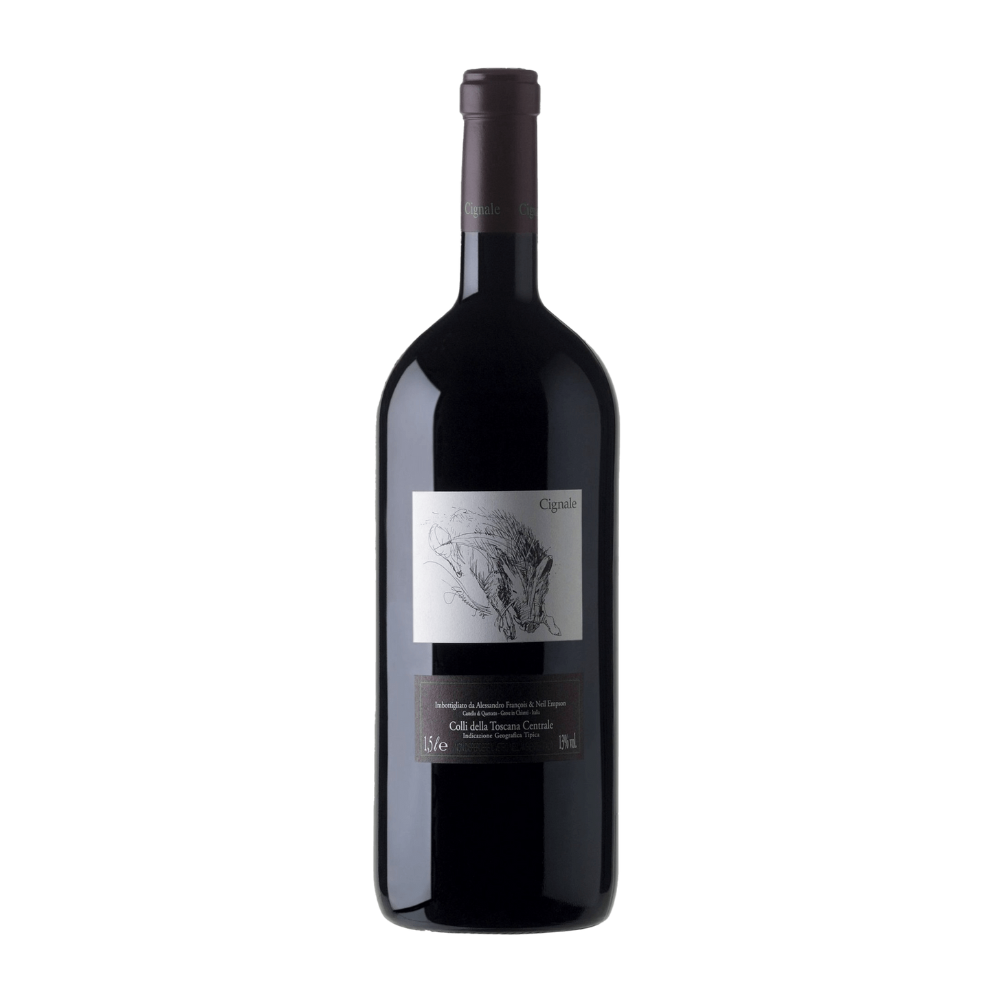 Rượu vang Ý Castello di Querceto Cignale 1,5L