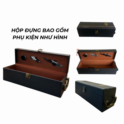 Hộp Dụng Cụ Mở Rượu Vang (Hộp đính đá)