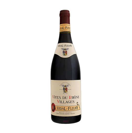 Rượu vang Pháp Vidal Fleury Cotes Du Rhone Villages Rouge