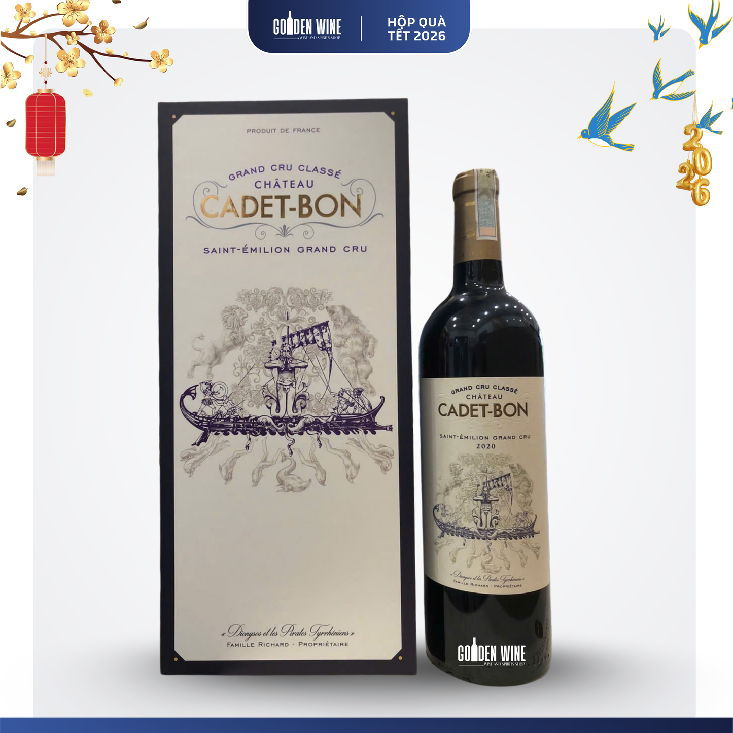 HỘP QUÀ TẾT 2026 CADET-BON SAINT-ÉMILION