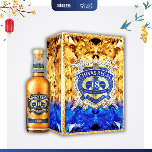 HỘP QUÀ TẾT 2026 CHIVAS REGAL 18Y Gold GB F26