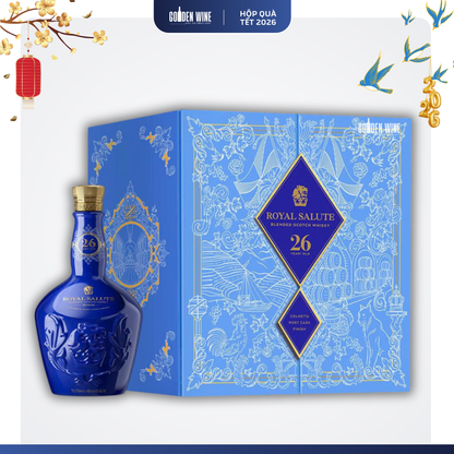 HỘP QUÀ TẾT 2026 ROYAL SALUTE 25 TREASURED BLEND
