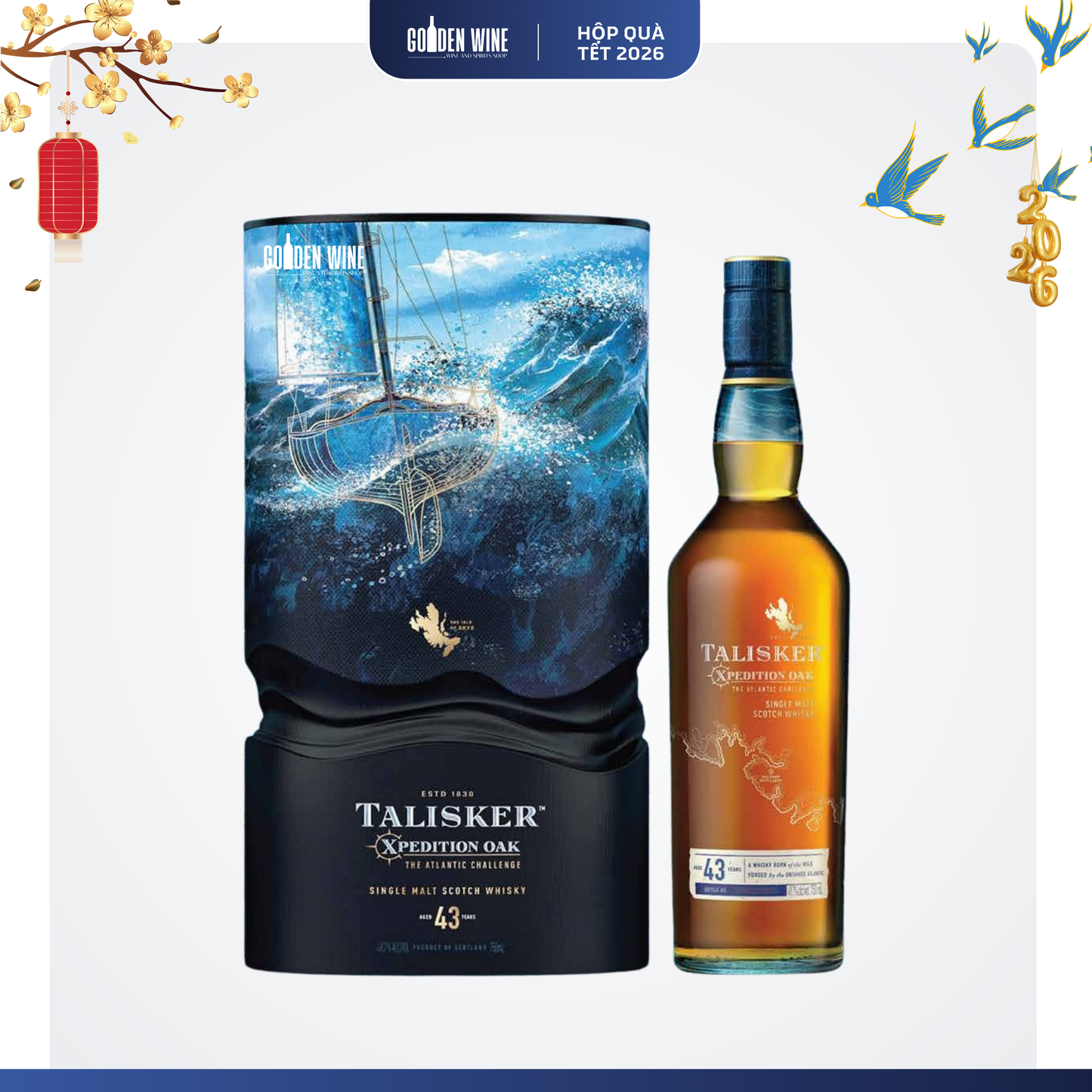 HỘP QUÀ TẾT 2026 TALISKER 44 YEARS OLD – FORESTS OF THE DEEP