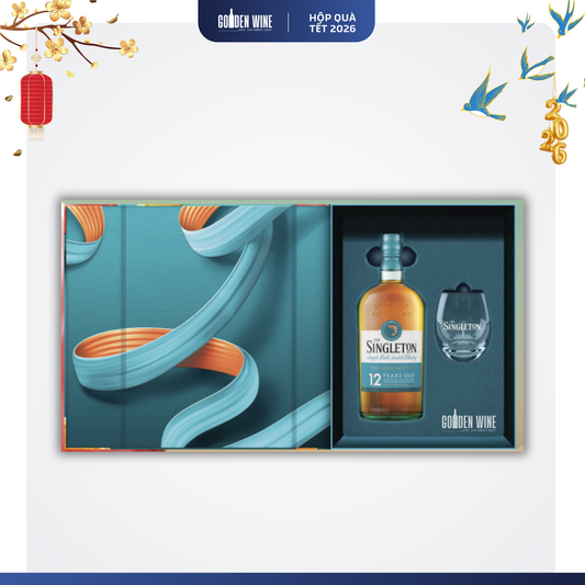 HỘP QUÀ TẾT 2026 THE SINGLETON 12 KÈM LY